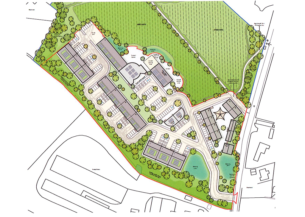 Lot: 43 - LAND WITH PLANNING FOR OVER 50,000 SQUARE FEET OF COMMERCIAL SPACE -